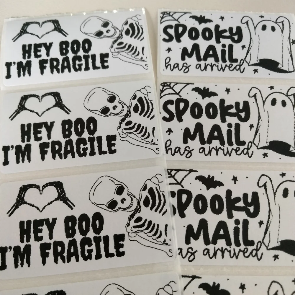 💙100 Halloween Pack- Shipping Labels Thermal Packaging Stickers 2.25